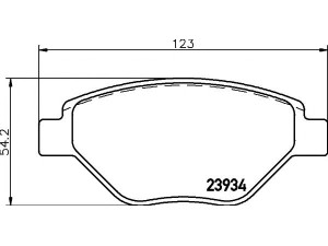 MINTEX MDB2591 stabdžių trinkelių rinkinys, diskinis stabdys 
 Techninės priežiūros dalys -> Papildomas remontas
410609192R, 7701207673