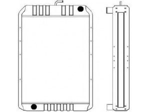 SAKURA  Automotive 1191-0510 radiatorius, variklio aušinimas