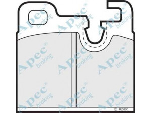 APEC braking PAD305 stabdžių trinkelių rinkinys, diskinis stabdys 
 Techninės priežiūros dalys -> Papildomas remontas
34111117981, 34211108854, 34211111650