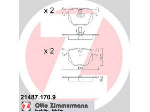 ZIMMERMANN 21487.170.9 stabdžių trinkelių rinkinys, diskinis stabdys 
 Techninės priežiūros dalys -> Papildomas remontas
3421 1 163 324, 3421 1 163 326