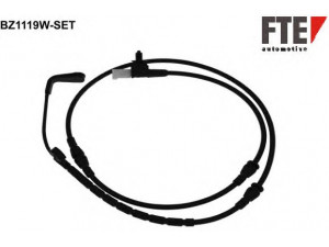 FTE BZ1119W-SET įspėjimo kontaktas, stabdžių trinkelių susidėvėjimas 
 Stabdžių sistema -> Susidėvėjimo indikatorius, stabdžių trinkelės
SEM000024