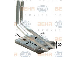 HELLA 8FH 351 315-691 šilumokaitis, salono šildymas 
 Šildymas / vėdinimas -> Šilumokaitis
97138-2D000