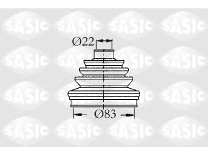 SASIC 4003431 gofruotoji membrana, kardaninis velenas 
 Ratų pavara -> Gofruotoji membrana
7701202743