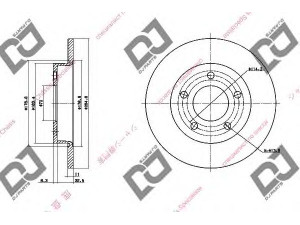 DJ PARTS BD1376 stabdžių diskas 
 Dviratė transporto priemonės -> Stabdžių sistema -> Stabdžių diskai / priedai
BP4Y-26-251B, BP4Y26251B