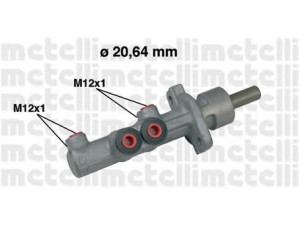 METELLI 05-0493 pagrindinis cilindras, stabdžiai 
 Stabdžių sistema -> Pagrindinis stabdžių cilindras
6Q0 611 019A, 6Q0 611 019A, 6Q0 611 019A