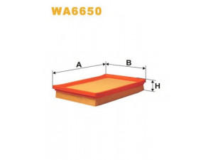 WIX FILTERS WA6650 oro filtras 
 Techninės priežiūros dalys -> Techninės priežiūros intervalai
1780102060, 1780102060A, 1780102060B
