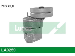 LUCAS ENGINE DRIVE LA0259 įtempiklio skriemulys, V formos rumbuotas diržas 
 Diržinė pavara -> V formos rumbuotas diržas/komplektas -> Įtempiklio skriemulys
1340533, 90411025