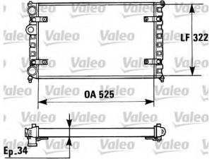 VALEO 730947 radiatorius, variklio aušinimas 
 Aušinimo sistema -> Radiatorius/alyvos aušintuvas -> Radiatorius/dalys
1L0121253, 6K0121253, 6K0121253K