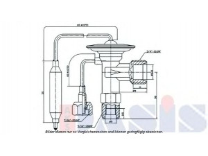 AKS DASIS 840450N išsiplėtimo vožtuvas, oro kondicionavimas
SC629590, 8851522070