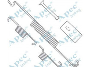 APEC braking KIT2008 priedų komplektas, stabdžių trinkelės 
 Stabdžių sistema -> Būgninis stabdys -> Dalys/priedai