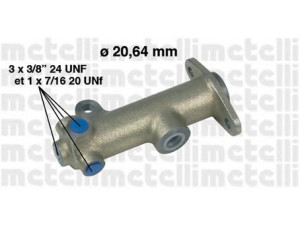 METELLI 05-0148 pagrindinis cilindras, stabdžiai 
 Stabdžių sistema -> Pagrindinis stabdžių cilindras
08 55 891 200, 08 55 891 200