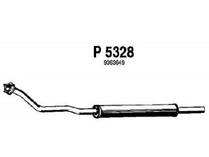 FENNO P5328 priekinis duslintuvas 
 Išmetimo sistema -> Duslintuvas
9334020, 9363649
