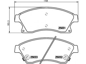 HELLA PAGID 8DB 355 015-231 stabdžių trinkelių rinkinys, diskinis stabdys 
 Techninės priežiūros dalys -> Papildomas remontas
13301207, 13374966, 13412272, 542120