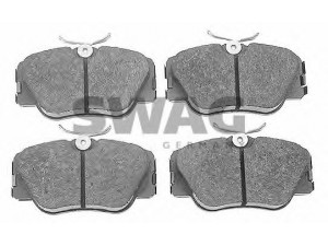 SWAG 10 91 6193 stabdžių trinkelių rinkinys, diskinis stabdys 
 Techninės priežiūros dalys -> Papildomas remontas
000 420 99 20, 000 420 99 20 S1