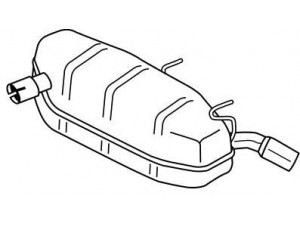 AKS DASIS SG41656 galinis duslintuvas