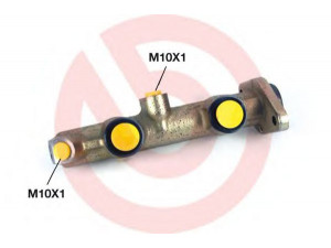 BREMBO M 61 049 pagrindinis cilindras, stabdžiai 
 Stabdžių sistema -> Pagrindinis stabdžių cilindras
75491787, 95443193, 95492940, 95493193