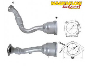 MAGNAFLOW 70925D katalizatoriaus keitiklis 
 Išmetimo sistema -> Katalizatoriaus keitiklis
1731X8, 1493804080, 1493804080