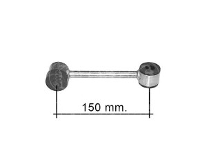 FARE SA 0495 šarnyro stabilizatorius 
 Ašies montavimas/vairavimo mechanizmas/ratai -> Stabilizatorius/fiksatoriai -> Pasukimo trauklė
7700710718