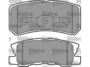 VALEO 597558 stabdžių trinkelių rinkinys, diskinis stabdys 
 Techninės priežiūros dalys -> Papildomas remontas
4605A447, 4605A487, MN102628, MR510544