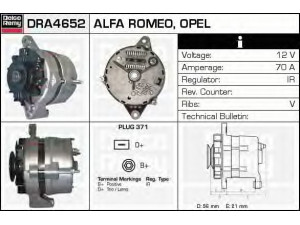 DELCO REMY DRA4652 kintamosios srovės generatorius 
 Elektros įranga -> Kint. sr. generatorius/dalys -> Kintamosios srovės generatorius