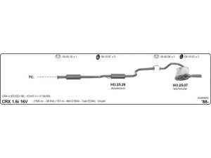 IMASAF 533000023 išmetimo sistema 
 Išmetimo sistema -> Išmetimo sistema, visa