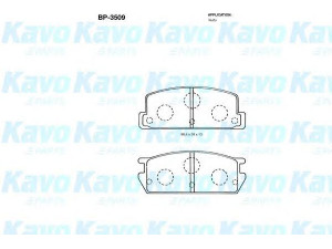 KAVO PARTS BP-3509 stabdžių trinkelių rinkinys, diskinis stabdys 
 Techninės priežiūros dalys -> Papildomas remontas
8944691660, FA1849280, FA1849280A