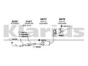 KLARIUS 420204E išmetimo sistema 
 Išmetimo sistema -> Išmetimo sistema, visa