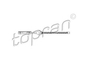 TOPRAN 302 064 trosas, stovėjimo stabdys 
 Stabdžių sistema -> Valdymo svirtys/trosai
1 064 280, 1 094 178, 1 209 852