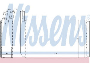 NISSENS 73940 šilumokaitis, salono šildymas 
 Šildymas / vėdinimas -> Šilumokaitis
171.819.031 A, 171.819.031 B, 171.819.031 C