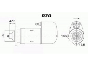 DELCO REMY 19024155 starteris
629 00 51, 6500 923