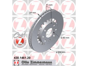 ZIMMERMANN 430.1461.20 stabdžių diskas 
 Dviratė transporto priemonės -> Stabdžių sistema -> Stabdžių diskai / priedai
569 001, 569 008, 569 042, 90 295 087