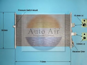 AUTO AIR GLOUCESTER 16-9902 kondensatorius, oro kondicionierius 
 Oro kondicionavimas -> Kondensatorius
92100BN900