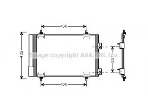AVA QUALITY COOLING CNA5231 kondensatorius, oro kondicionierius