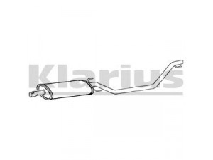 KLARIUS 260884 vidurinis duslintuvas 
 Išmetimo sistema -> Duslintuvas
5852236, 5852573, 13113874, 13172612