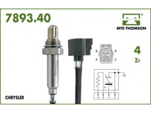 MTE-THOMSON 7893.40.046 lambda jutiklis 
 Variklis -> Variklio elektra
4727446AD, 4727446AD, 003 542 81 18