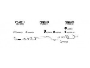 VENEPORTE 460009 išmetimo sistema