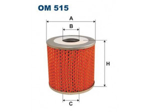 FILTRON OM515 alyvos filtras 
 Techninės priežiūros dalys -> Techninės priežiūros intervalai
D9, 105500408200, 3621200, 77961394