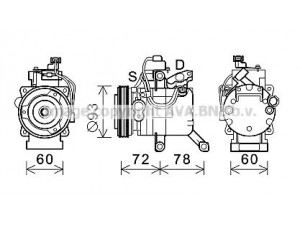 PRASCO DUK074 kompresorius, oro kondicionierius 
 Oro kondicionavimas -> Kompresorius/dalys
88310B1070, 8832097401