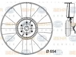 HELLA 8MV 376 731-381 ventiliatorius, radiatoriaus 
 Aušinimo sistema -> Oro aušinimas
5003 42509