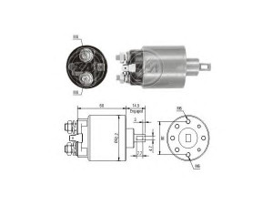 ERA 227687 solenoidinis jungiklis, starteris 
 Elektros įranga -> Starterio sistema -> Solenoidinis jungiklis
31204-PD4-005, 23343-W0400, 42991 6700