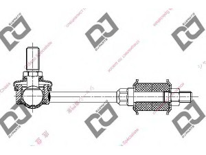 DJ PARTS DL1276 šarnyro stabilizatorius 
 Ašies montavimas/vairavimo mechanizmas/ratai -> Stabilizatorius/fiksatoriai -> Savaime išsilyginanti atrama
54810-3E000
