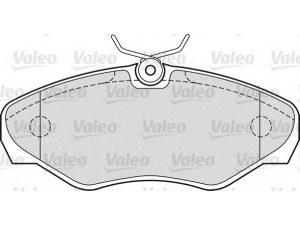 VALEO 598545 stabdžių trinkelių rinkinys, diskinis stabdys 
 Techninės priežiūros dalys -> Papildomas remontas
41060-00QAE, 4106000QAE, 4414021