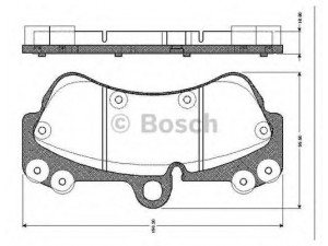 BOSCH 0 986 TB2 454 stabdžių trinkelių rinkinys, diskinis stabdys 
 Techninės priežiūros dalys -> Papildomas remontas
7L0 698 151 F, 955 351 939 00, 955 351 939 01