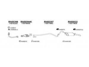 VENEPORTE 550457 išmetimo sistema 
 Išmetimo sistema -> Išmetimo sistema, visa