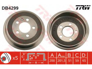 TRW DB4299 stabdžių būgnas 
 Stabdžių sistema -> Būgninis stabdys -> Stabdžių būgnas
6Q0609617, 6Q0609617, 600609617