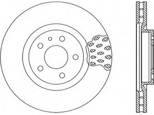 OPEN PARTS BDA1017.20 stabdžių diskas 
 Dviratė transporto priemonės -> Stabdžių sistema -> Stabdžių diskai / priedai
0060521051, 0060576811, 0060621051