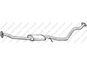 BOSAL 286-103 vidurinis duslintuvas 
 Išmetimo sistema -> Duslintuvas
28650FD300