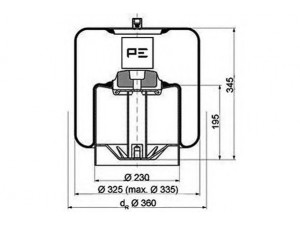 PE Automotive 084.115-76A dėklas, pneumatinė pakaba
942 320 35 21