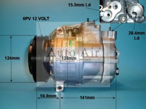 AUTO AIR GLOUCESTER 14-1238 kompresorius, oro kondicionierius 
 Oro kondicionavimas -> Kompresorius/dalys
JPB00040, JPB00040A, JPB101154