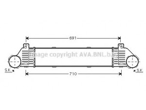 AVA QUALITY COOLING MS4353 tarpinis suslėgto oro aušintuvas, kompresorius 
 Variklis -> Oro tiekimas -> Įkrovos agregatas (turbo/superįkrova) -> Tarpinis suslėgto oro aušintuvas
2205000000